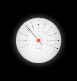 Hot Arne Jacobsen Clocks Termometer Ø12 cm i hvid | Køb her