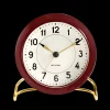 Arne Jacobsen Station Bordur Ø11 cm bordeaux/hvid | Køb her