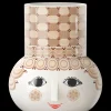 Discount Bjørn Wiinblad Vase H35 cm i sand fra serien Olga | Køb her