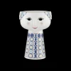 Online Bjørn Wiinblad Vase H18.5 cm i blå fra serien Eva | Køb her