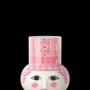 Sale Bjørn Wiinblad Vase H15 cm i rosa fra serien Olga | Køb her