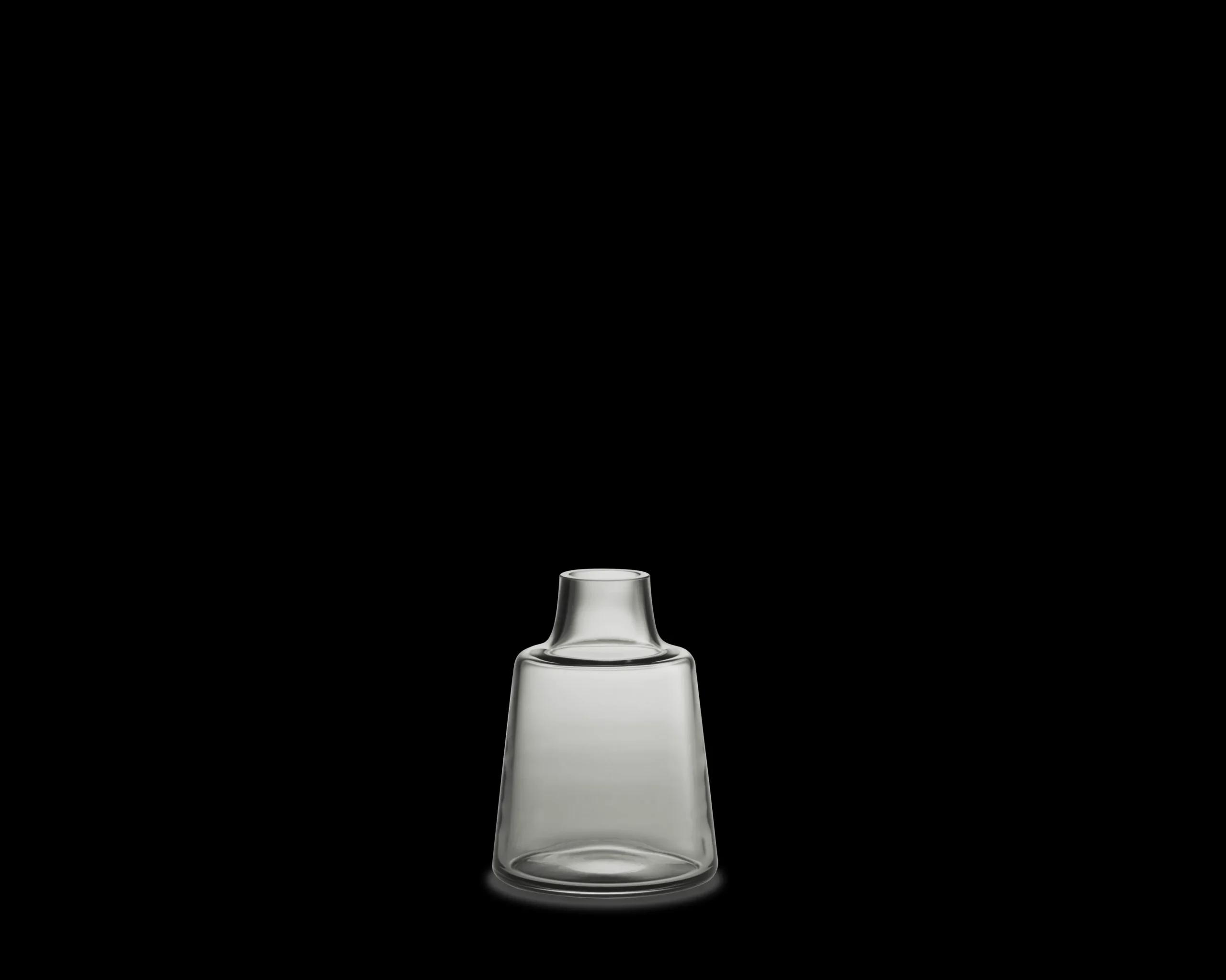 Discount Holmegaard Flora Vase kort hals H12 smoke | Køb her