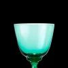 Clearance Holmegaard Flow Glas på fod 35 cl emerald green | Køb her