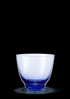 Best Holmegaard Flow Vandglas 35 cl mørk blå | Køb hos os