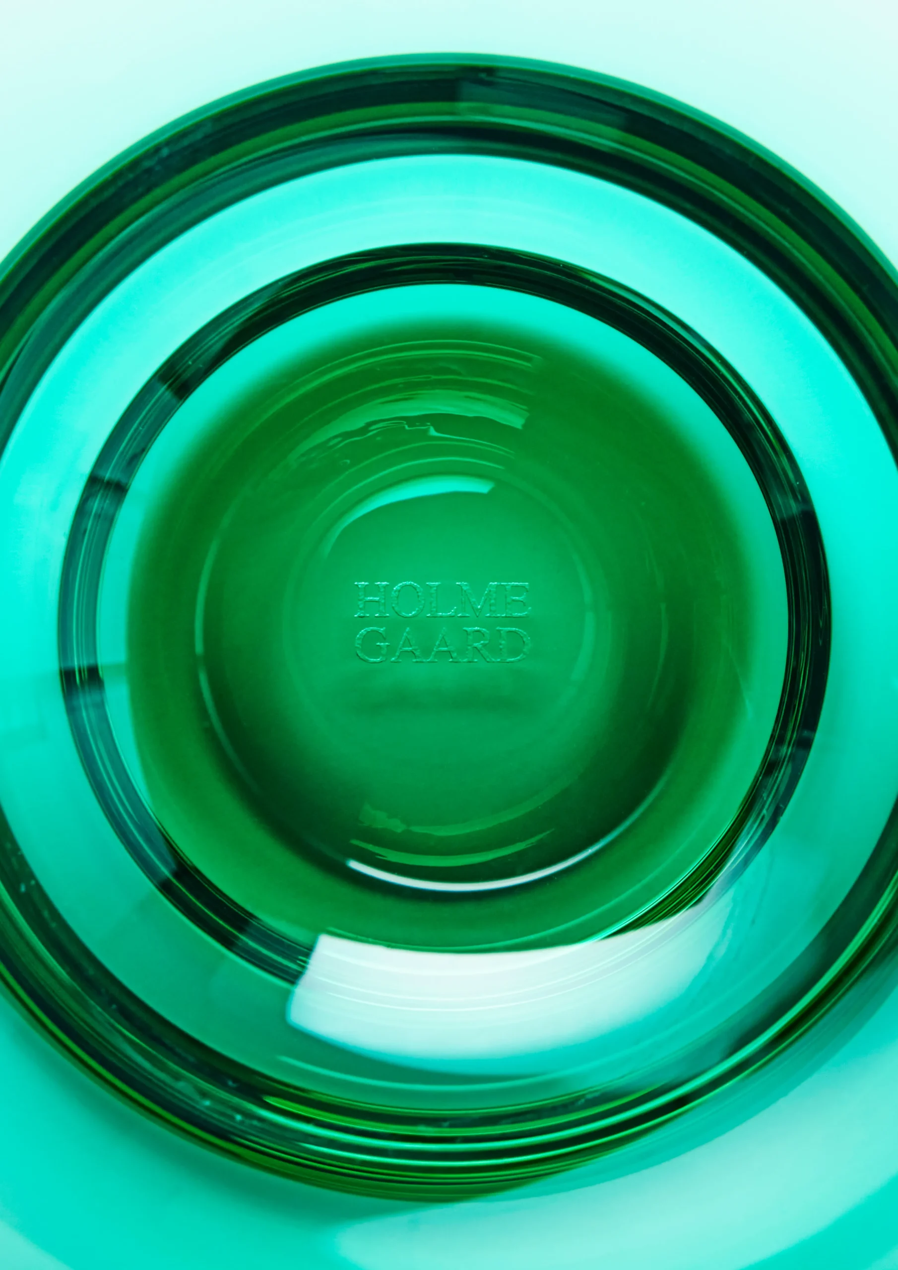 Best Holmegaard Flow Vandglas 35 cl emerald green | Køb her