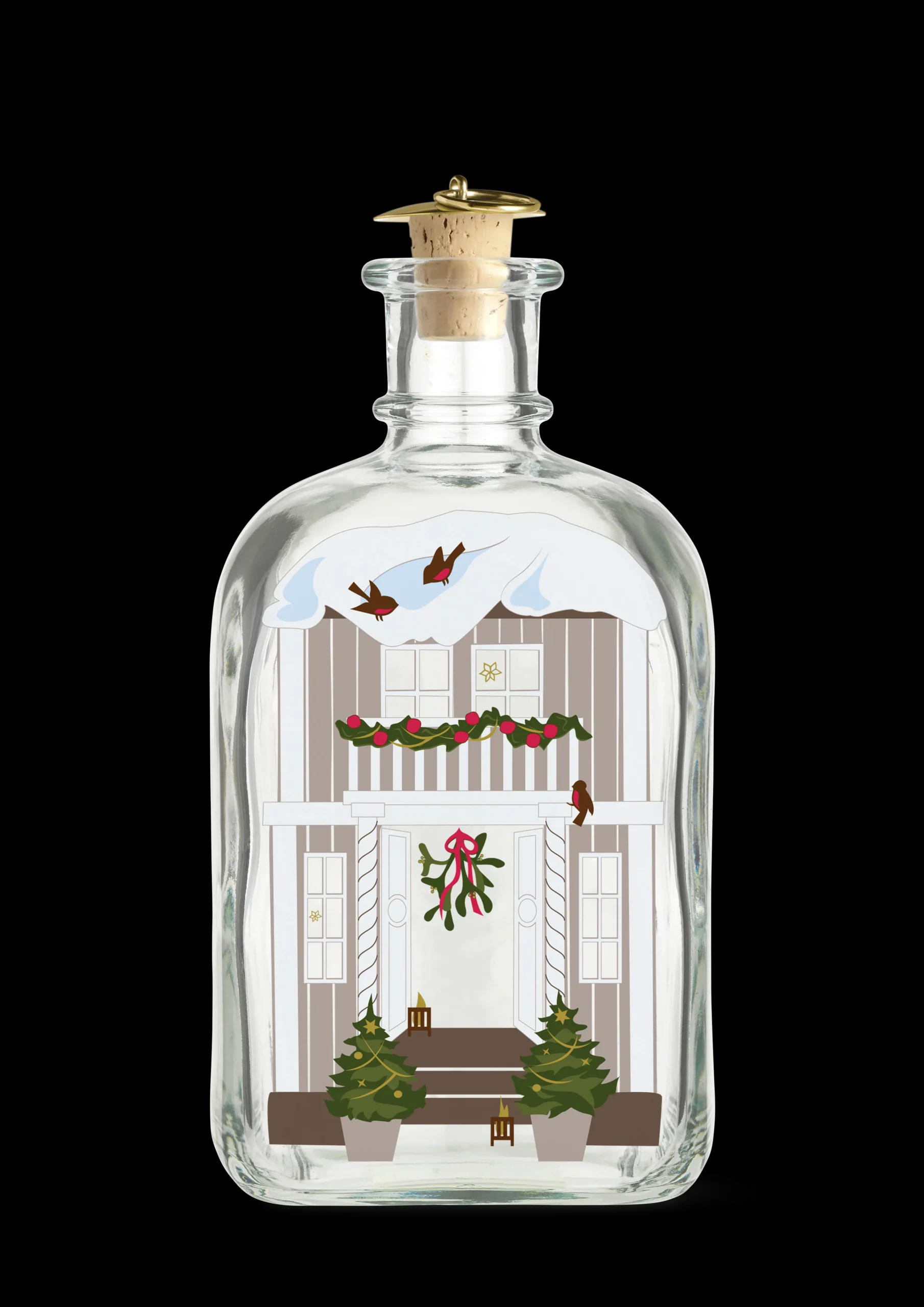 New Holmegaard Christmas Juleflaske 2022 73 cl multi