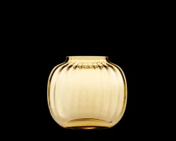 Online Holmegaard Primula Oval Vase H12.5 amber | Køb her