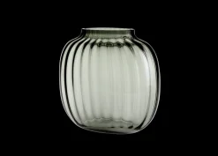 Hot Holmegaard Primula Oval Vase H17.5 smoke | Køb her