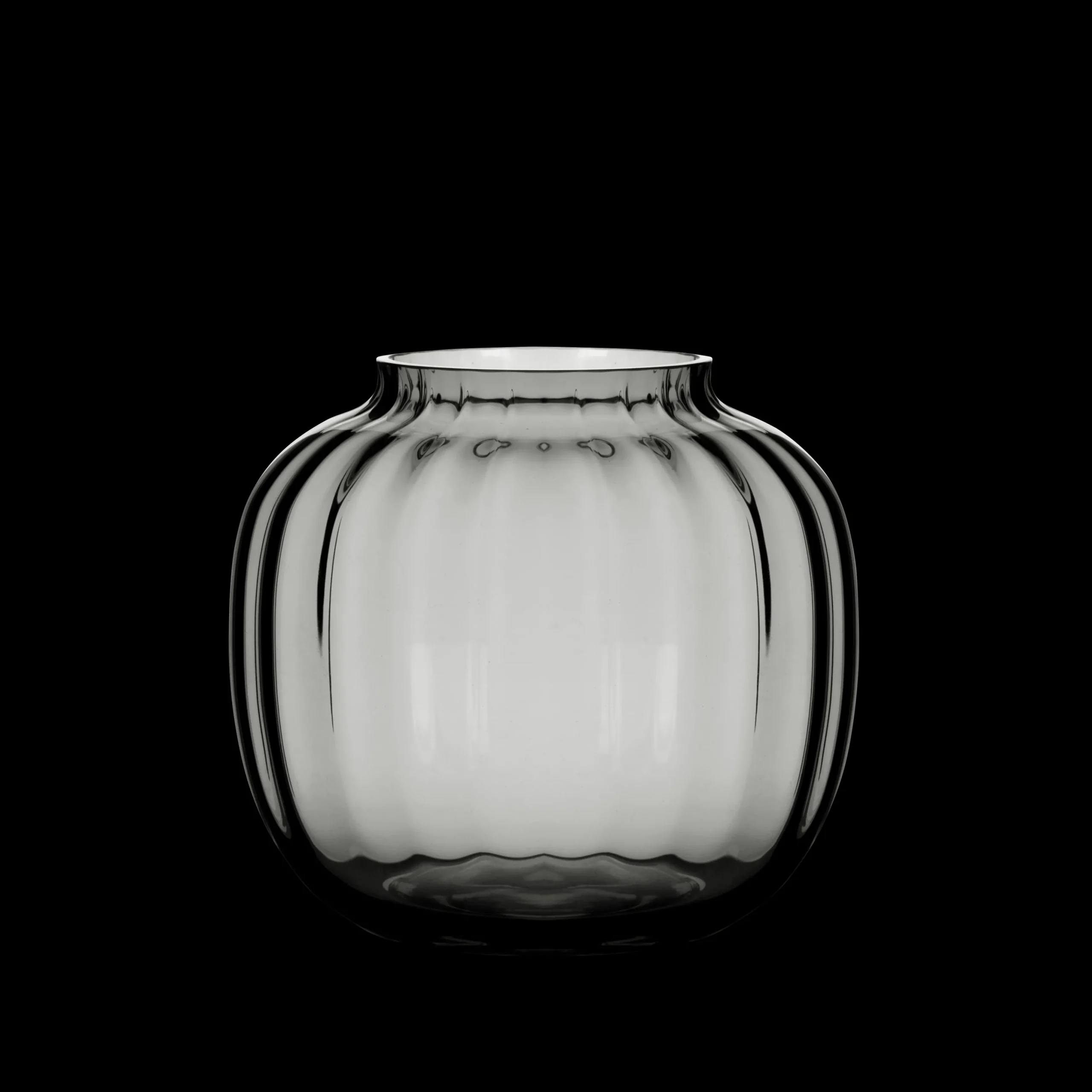 New Holmegaard Vase H12.5 cm i grå fra serien Primula | Køb her