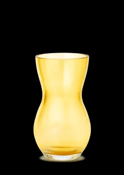 Discount Holmegaard Vase H16 cm i gul fra serien Calabas | Køb her