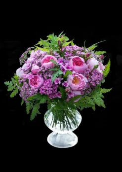 Discount Holmegaard Vase H24 cm i klar fra serien Old English
