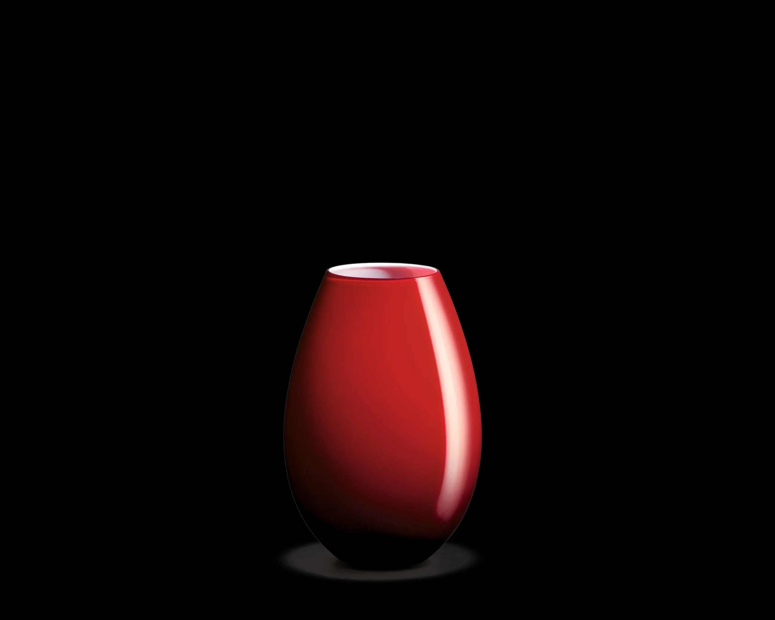 Hot Holmegaard Vase H20.5 cm i rød fra serien Cocoon | Køb her