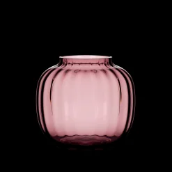Hot Holmegaard Vase H12.5 cm i rød fra serien Primula | Køb her