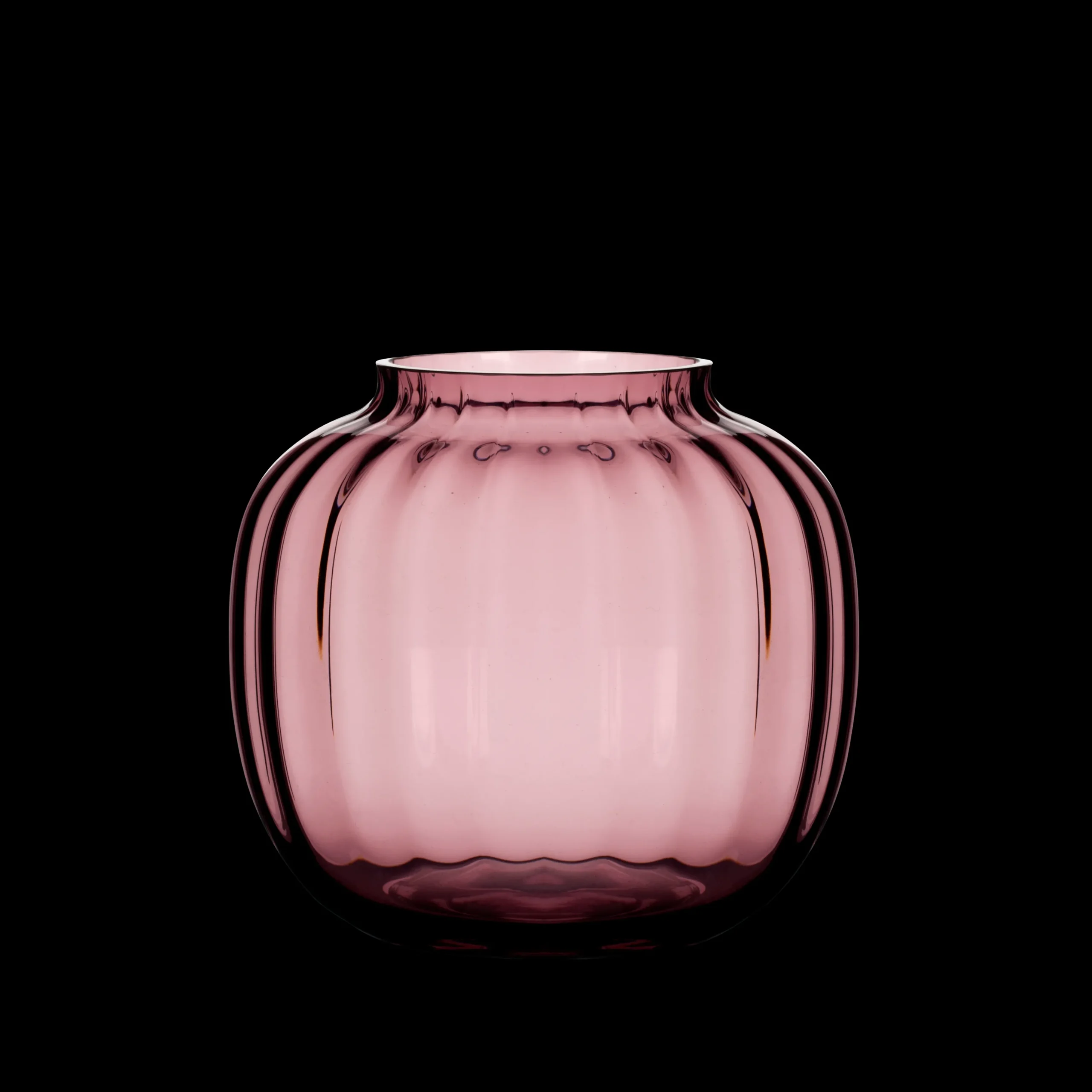 Hot Holmegaard Vase H12.5 cm i rød fra serien Primula | Køb her