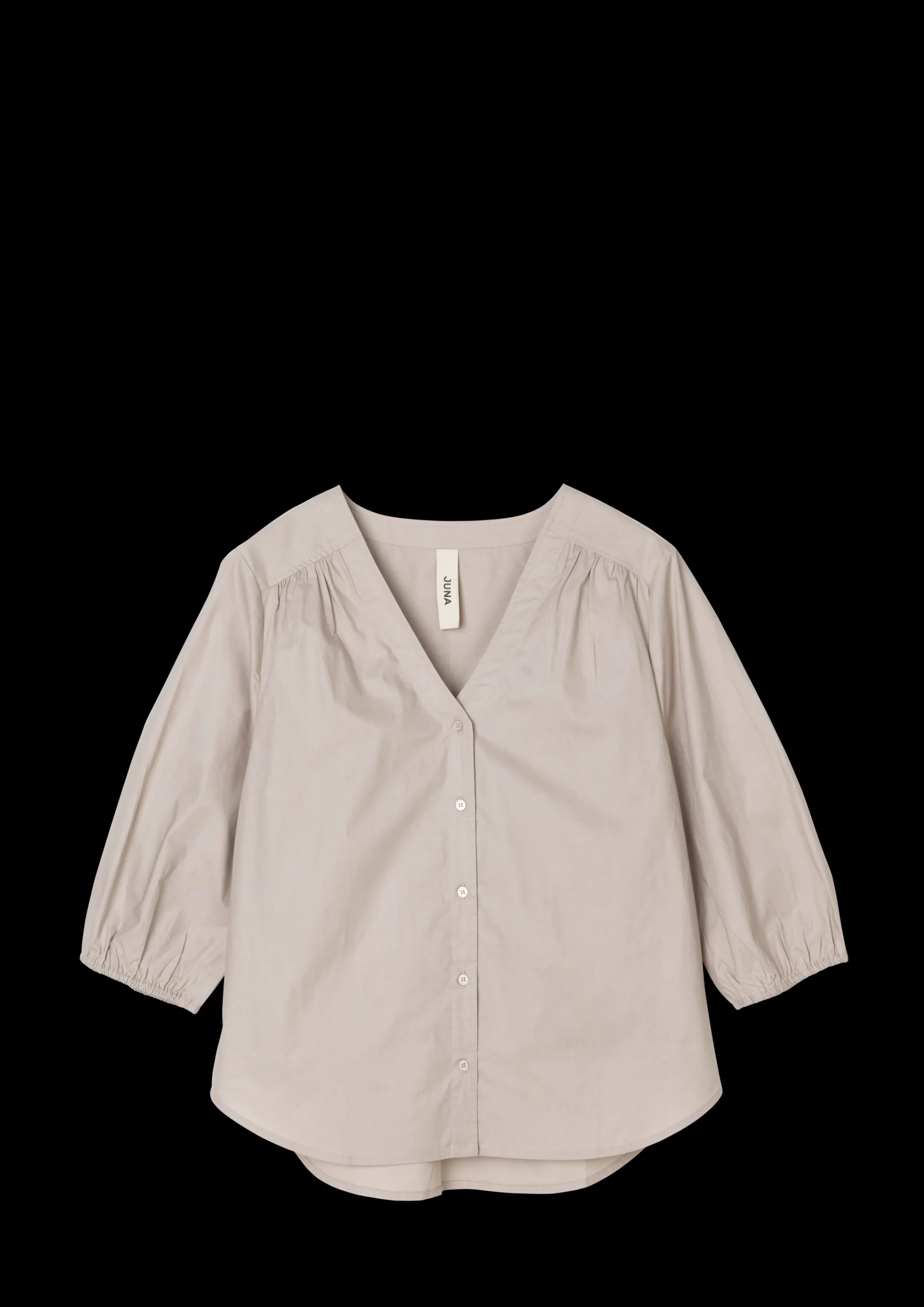 Online JUNA Adele shirt XS i grå fra serien Soft | Køb her
