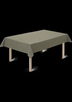 JUNA Basic Bomuldsdug olivengrøn 150x270 cm| Køb her
