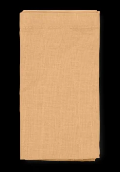 JUNA Basic stofservietter, okker, 45x45 cm, 4 stk. – Køb her