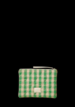 JUNA Bæk&Bølge Dalila Toiletbag 20x14 cm Grøn/Sand | Køb her