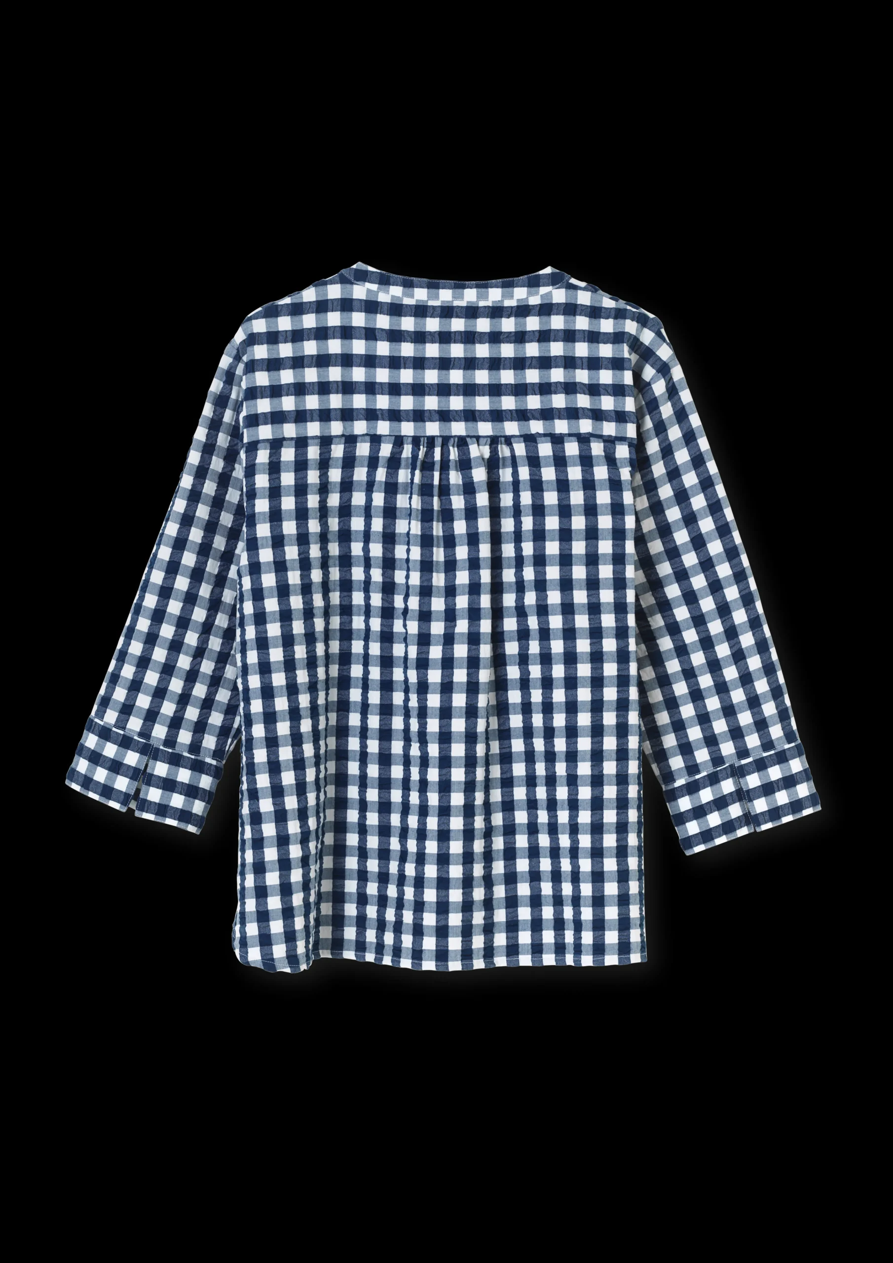 Outlet JUNA Bæk&Bølge Irene bluse XS mørk blå/hvid | Køb her