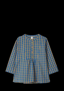 New JUNA Bæk&Bølge Irene shirt S/M blå/okker - Køb her
