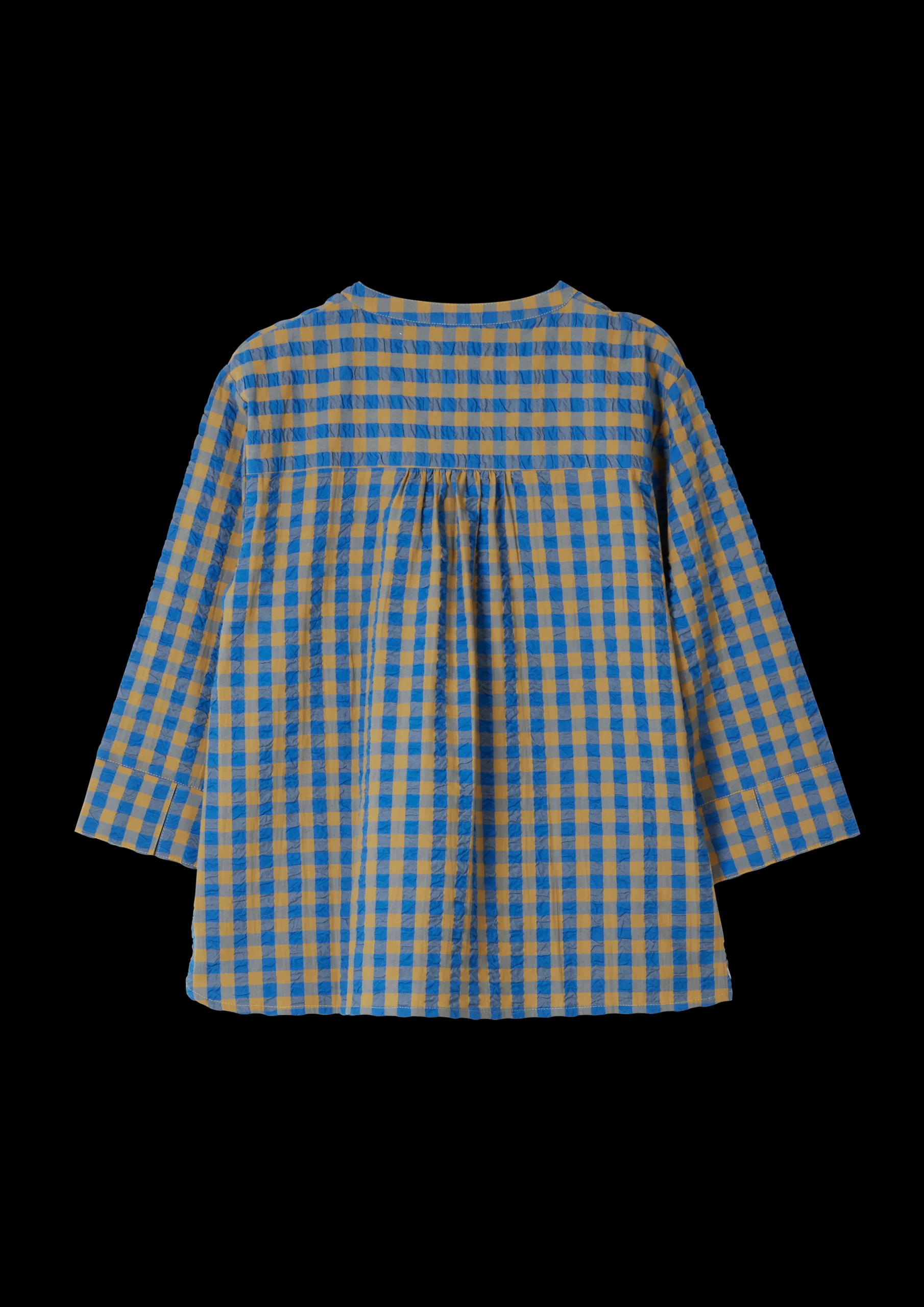 New JUNA Bæk&Bølge Irene shirt S/M blå/okker - Køb her