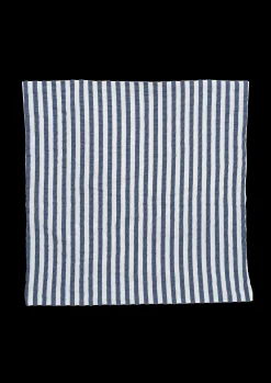 Online JUNA Bæk&Bølge Lines Pudebetræk 63x60 cm mørk blå/hvid