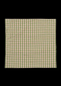 Best JUNA Bæk&Bølge Pudebetræk 63x60 cm grøn/soft pink DK