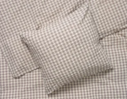 New JUNA Bæk&Bølge Sengetøj 140x200 cm grå/birk DK | Køb her