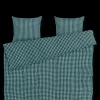 Discount JUNA Bæk&Bølge Sengetøj 200x220 cm grøn/lys blå DK | Køb nu