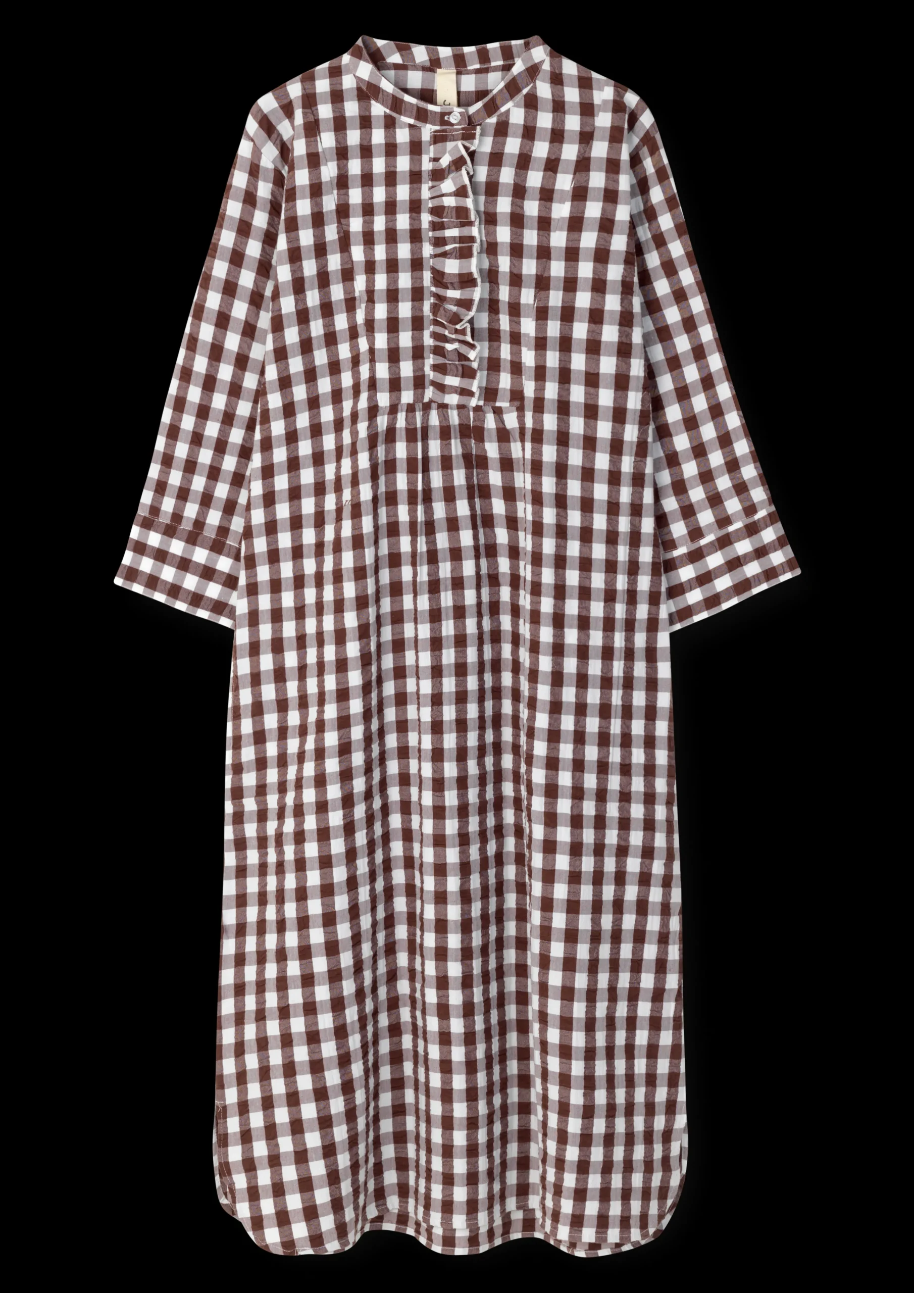 JUNA Bæk&Bølge Sonja dress XS chokolade/hvid | Køb her