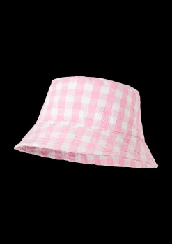 Best JUNA Bæk&Bølge Summer hat one size pink/hvid | Køb her