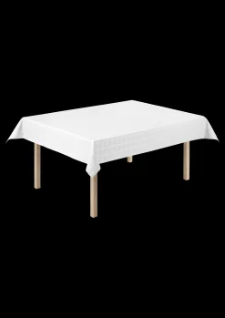 Sale JUNA Brick Damaskdug 150x270 cm hvid - Køb her