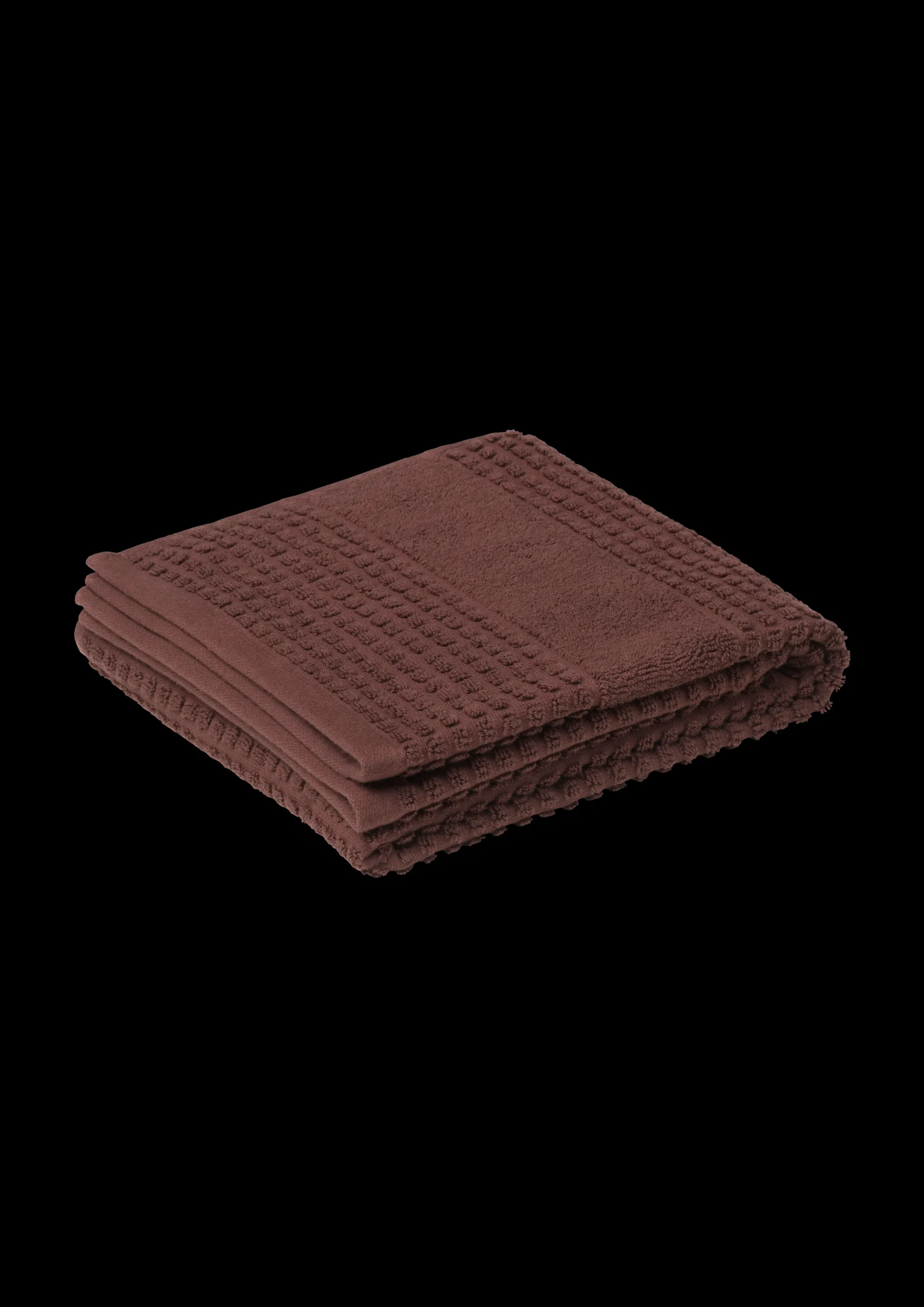 Best JUNA Check Håndklæde 50x100 cm chokolade | Køb her