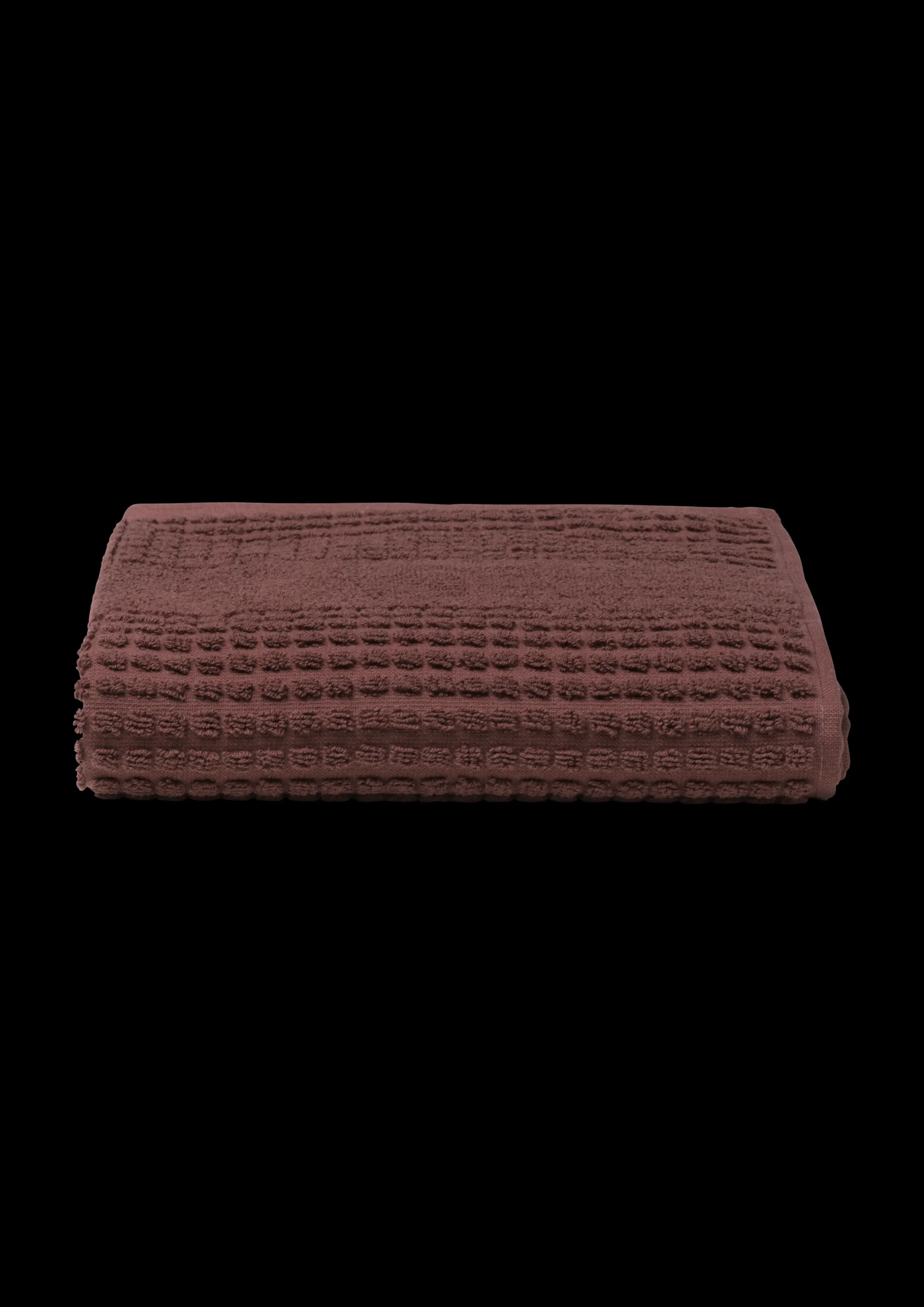 Best JUNA Check Håndklæde 50x100 cm chokolade | Køb her