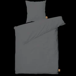 Clearance JUNA Cube Sengetøj 150x210 cm mørk grå SE - Køb her