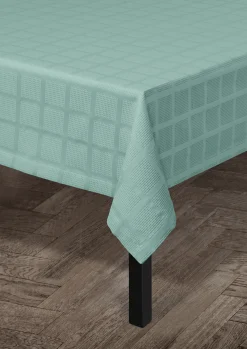 New JUNA Damaskdug 150x220 cm i blå fra serien Brick | Køb her