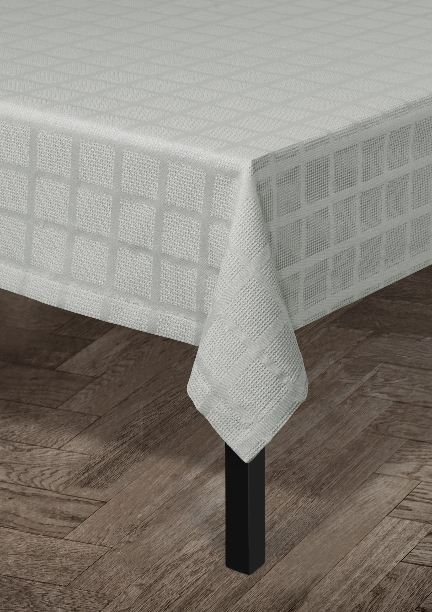 Clearance JUNA Damaskdug 150x320 cm i grå fra serien Brick | Køb her