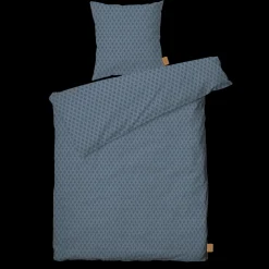 Best JUNA Diamant Sengetøj 150x210 cm støvet blå SE | Køb her