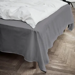 Discount JUNA Fladt lagen 150x250 cm i grå fra serien Percale