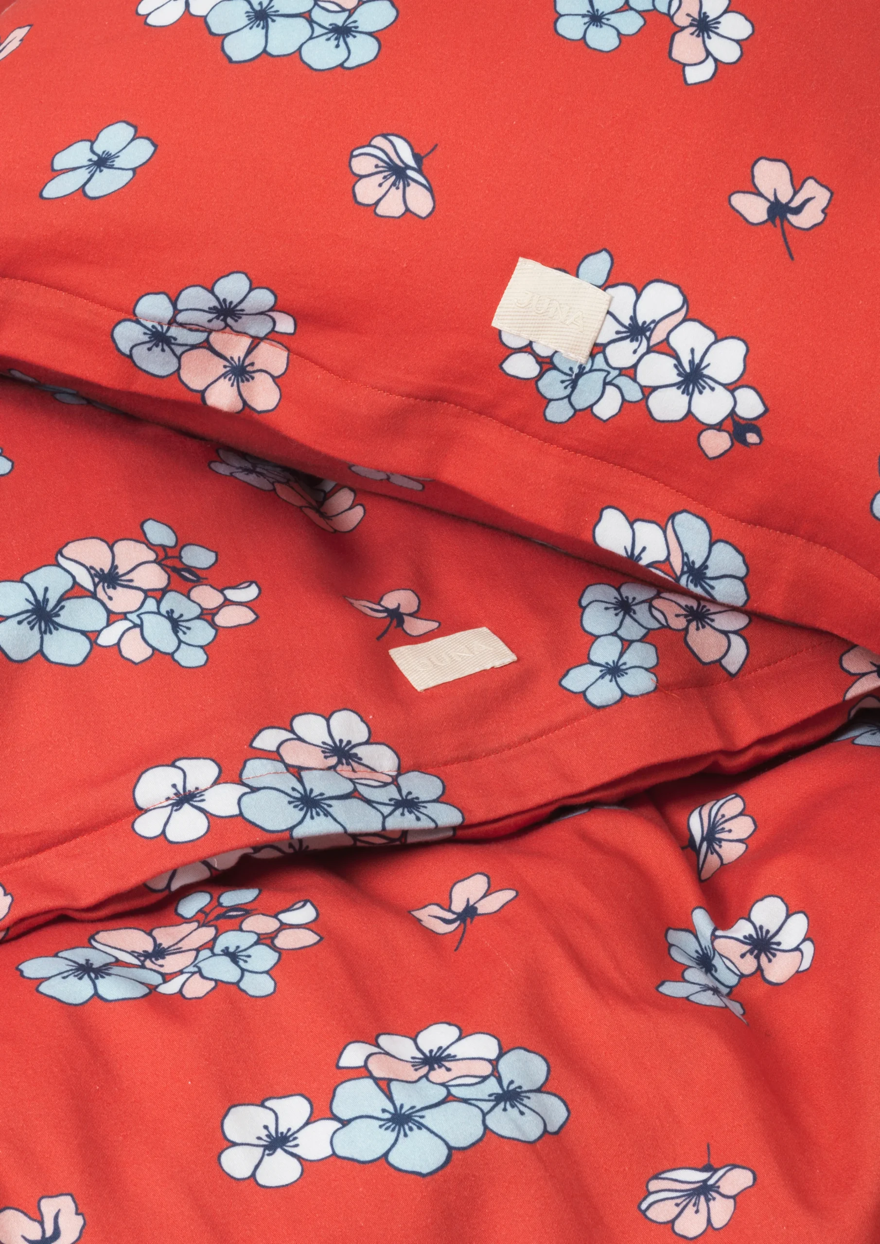 Sale JUNA Grand Pleasantly Sengetøj 200x220 cm chili DK | Køb her