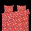 Hot JUNA Grand Pleasantly Sengetøj 220x220 cm chili SE | Køb her