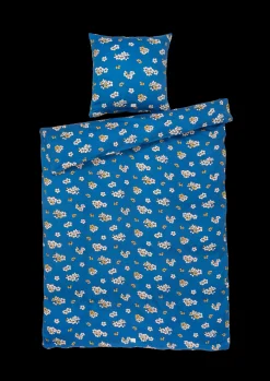 Outlet JUNA Grand Pleasantly Sengetøj 140x220 cm blå DK | Køb her