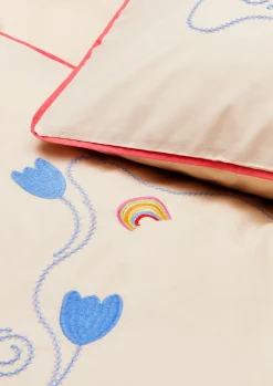 Discount JUNA Lollipop Sengetøj 140x220 cm sand DK | Køb nu