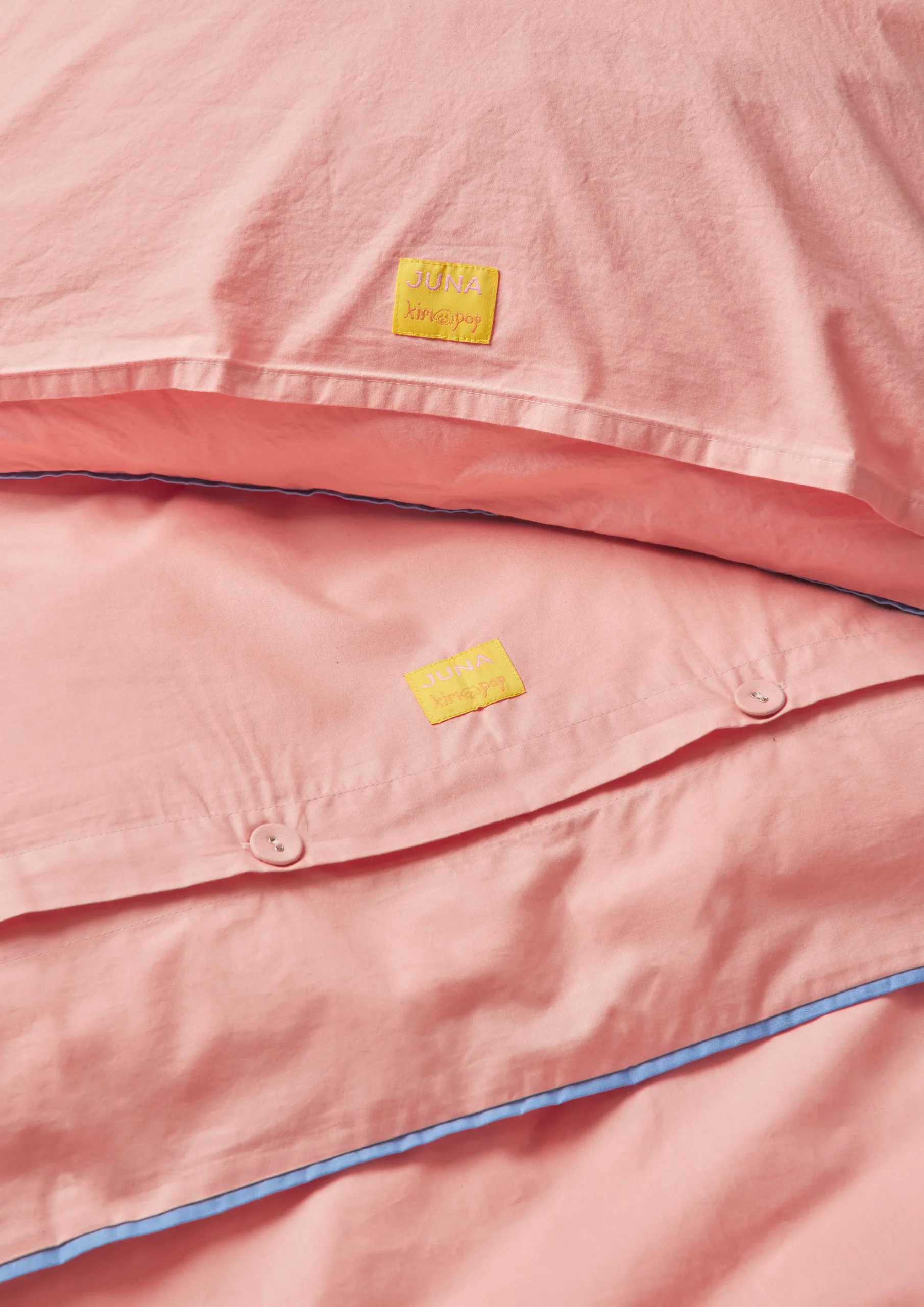 Discount JUNA Lollipop Sengetøj 140x220 cm soft pink DK - Køb nu