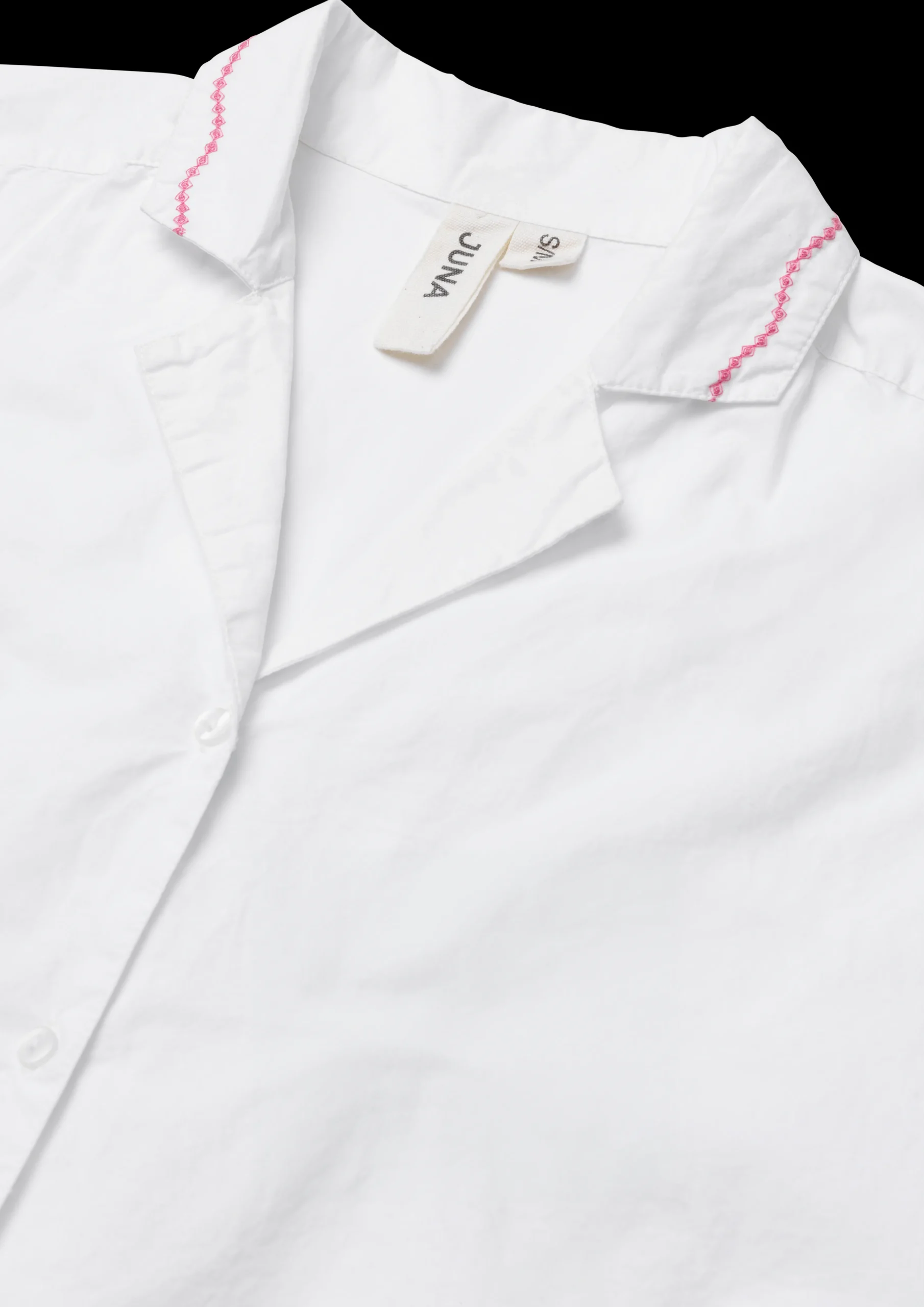 Online JUNA Lollipop Sofie Shirt S/M hvid - Køb hos Rosendahl.com