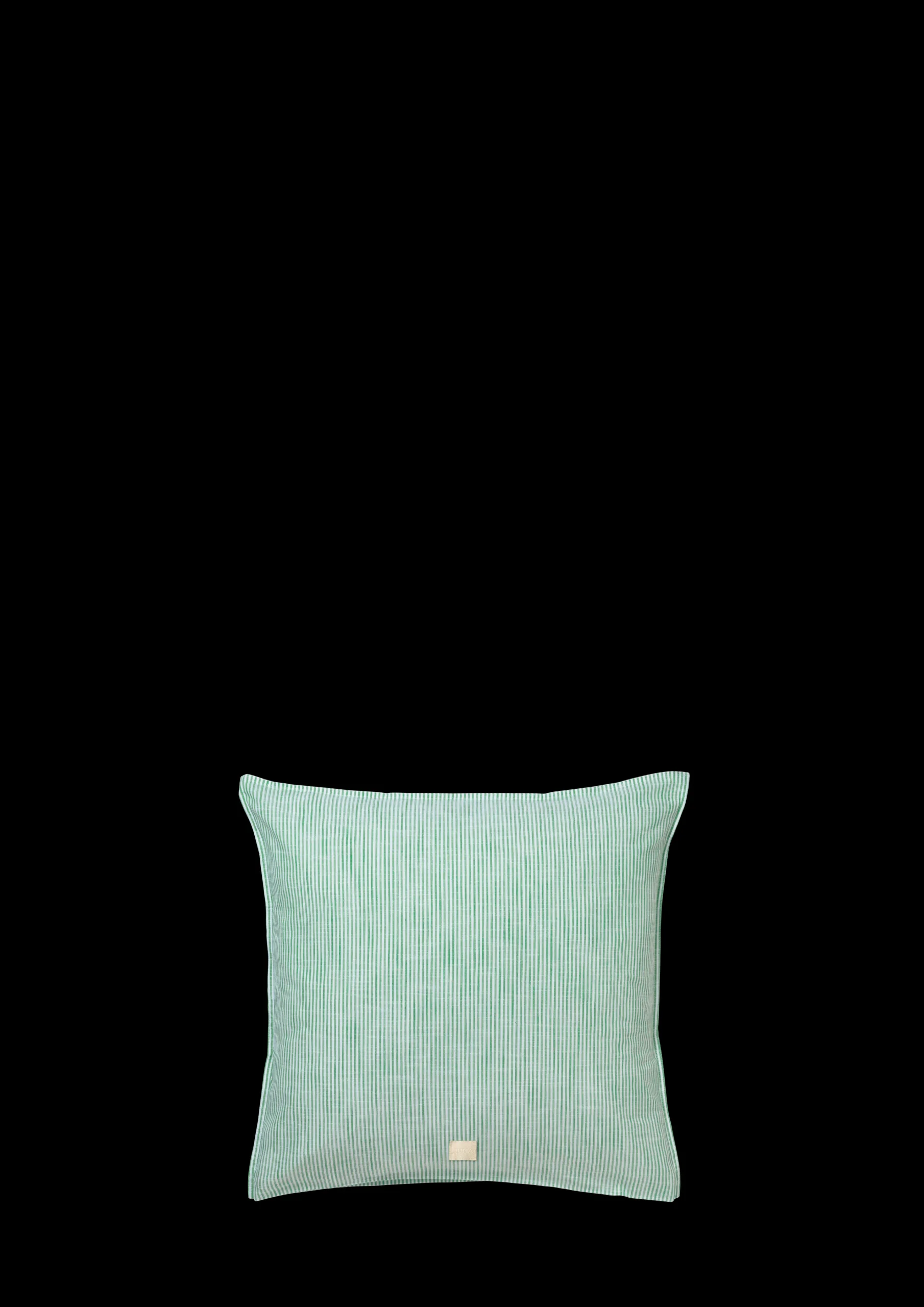 Best JUNA Monochrome Lines Pudebetræk 63x60cm grøn/hvid | Køb her
