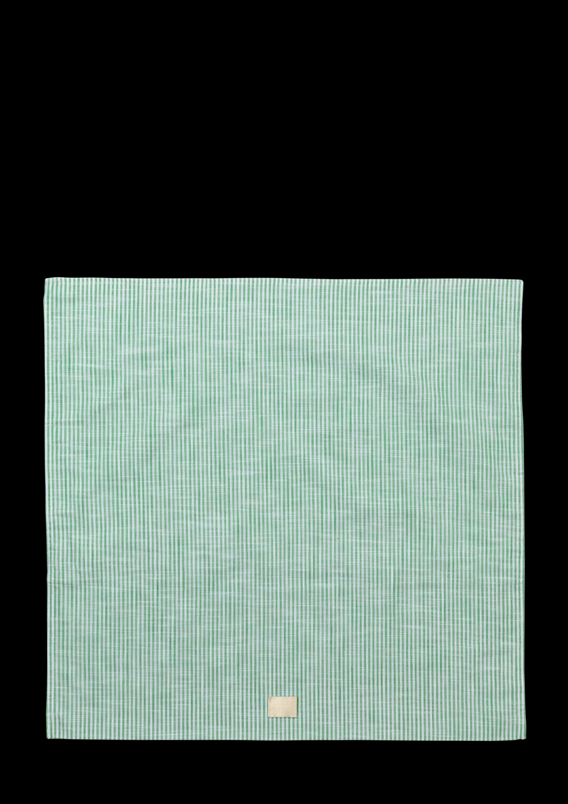 Best JUNA Monochrome Lines Pudebetræk 63x60cm grøn/hvid | Køb her