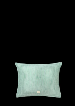 Online JUNA Monochrome Lines Pudebetræk 70x50cm grøn/hvid | Køb her