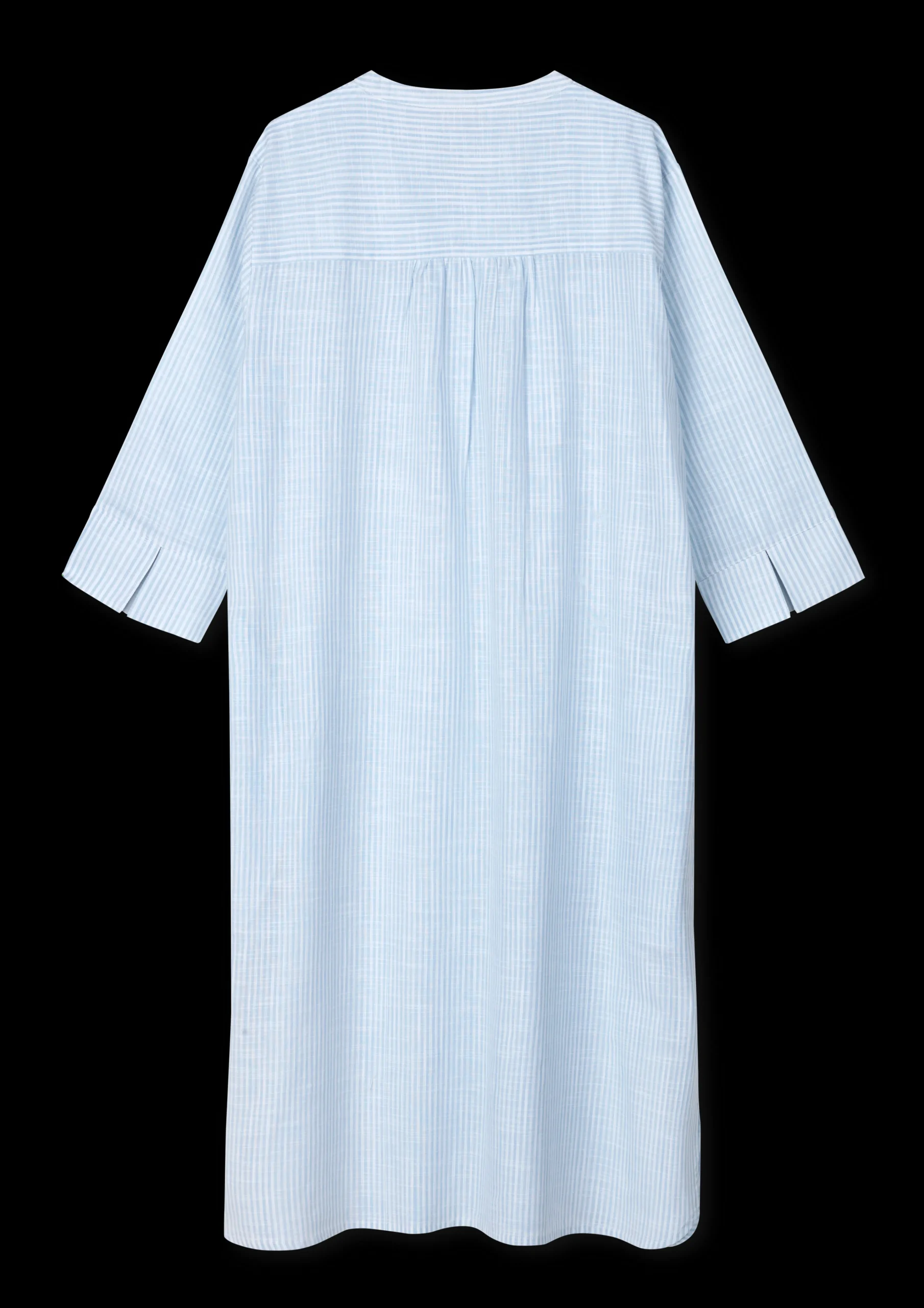 Sale JUNA Monochrome Lines Sonja dress XS lys blå/hvid | Køb her