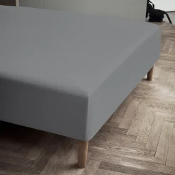 Best JUNA Percale Boxlagen 160x30x200 cm grå - Køb her